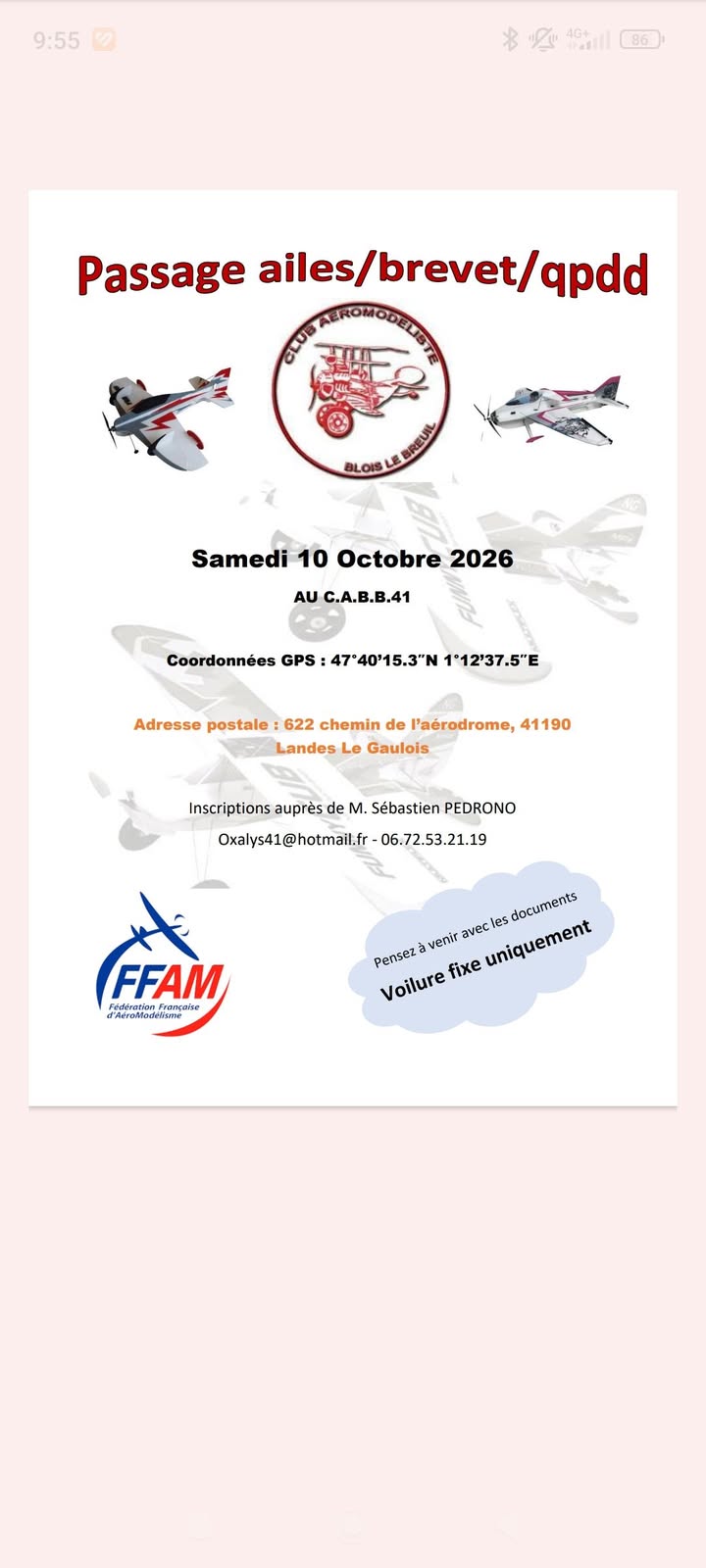 Club Aéromodéliste de Blois Le Breuil
