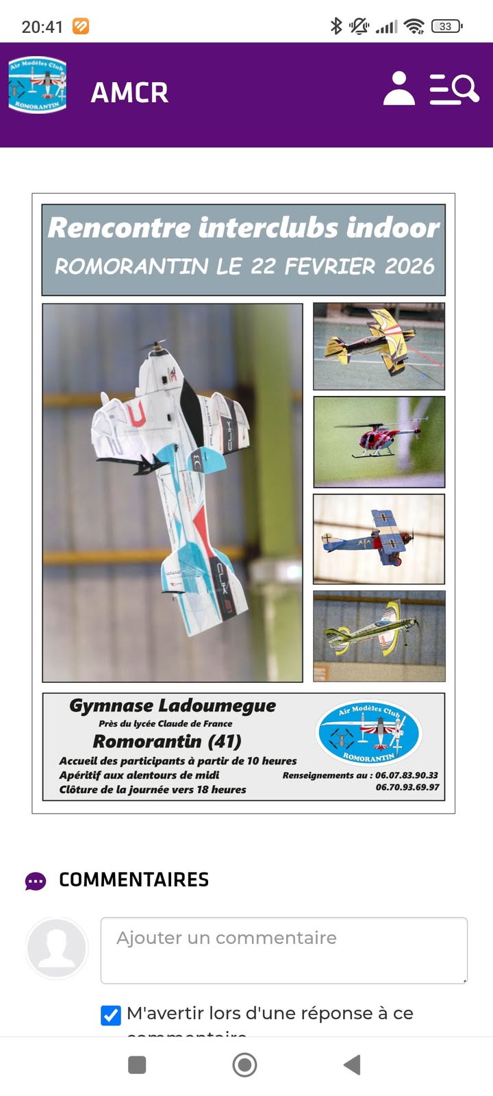 Club Aéromodéliste de Blois Le Breuil